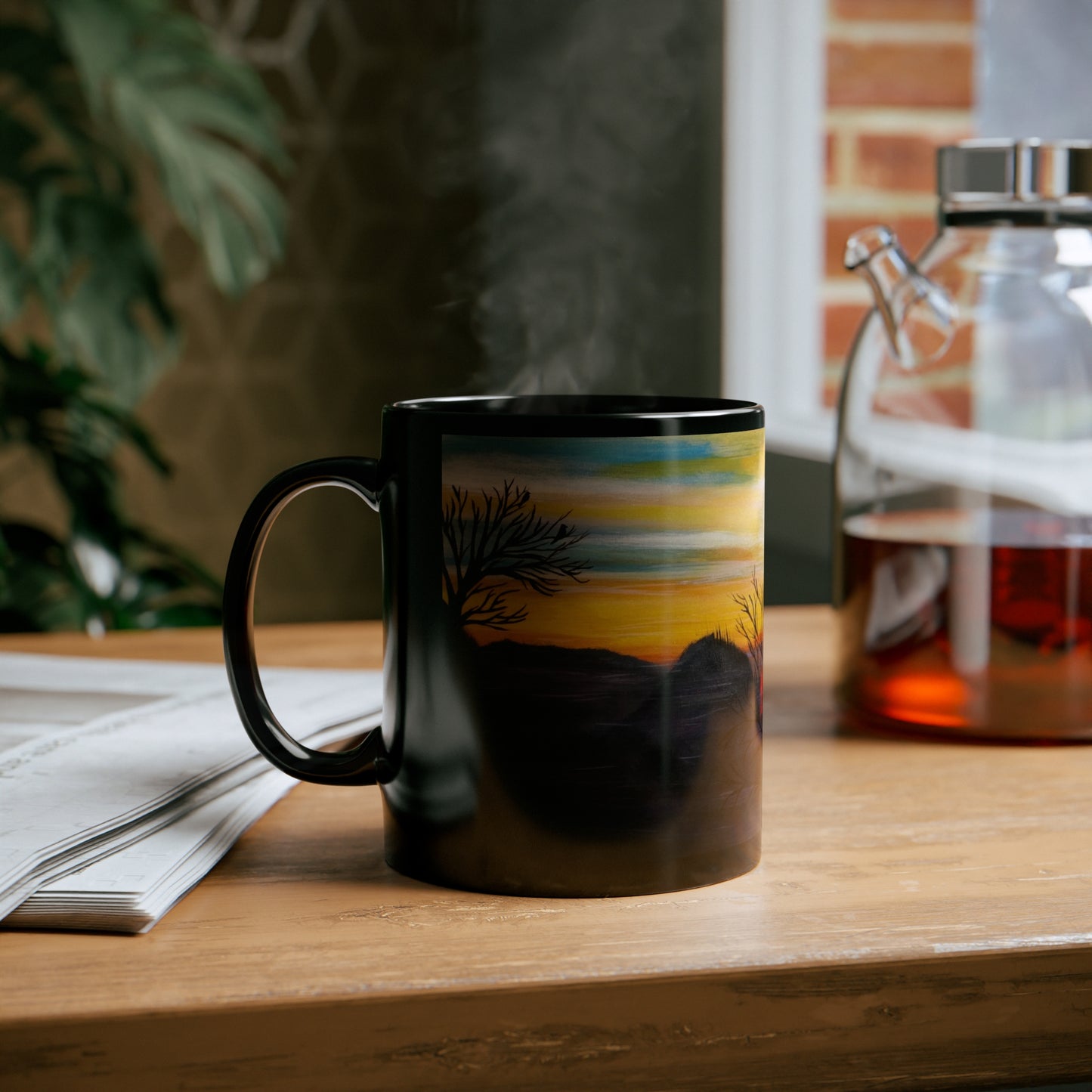 11oz Black Mug